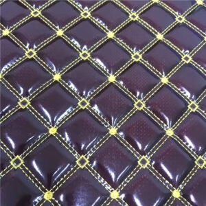 x04 quilted & stitched embroidered sponge leather