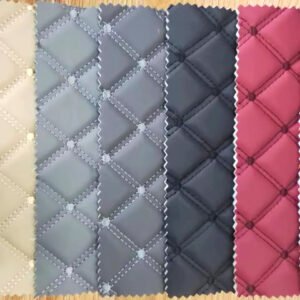 x07 waterproof pvc sponge embroidered leather