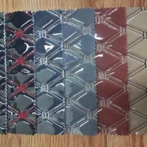 x07 waterproof pvc sponge embroidered leather