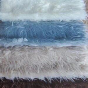 x122 100% polyester faux fur fabric
