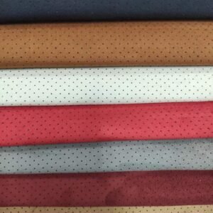 x129 dot pattern suede fabric