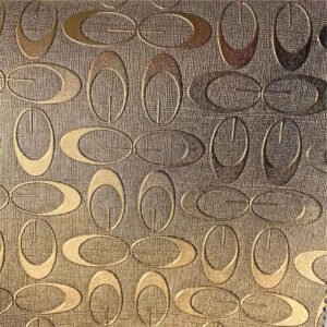 x15 gold & silver pvc faux leather