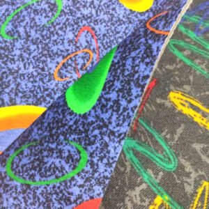 x52 screen printed auto fabric with 4mm foam