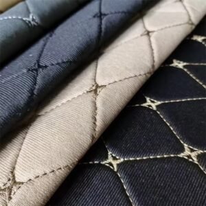 x81 v v pattern stitched fabric